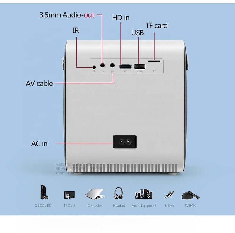 1080P HD portable projector