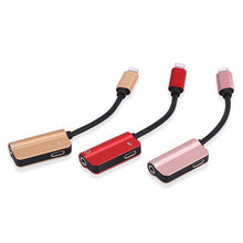 Compatible with Apple , Flash to 3.5mm Splitter AUX Adapter Headphone