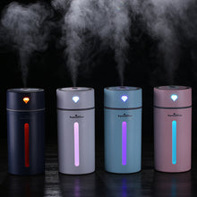 New Diamond Humidifier Car Colorful Light Humidifier Silent Aroma Diffuser