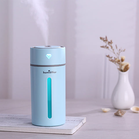 New Diamond Humidifier Car Colorful Light Humidifier Silent Aroma Diffuser