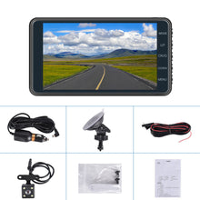 4  In Car Camera Recorder Dual Front And Rear HD 1080P Dash Cam Night Vision UK