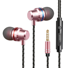 Metal In-Ear Headphones with Heat Tone for Mobile Phones