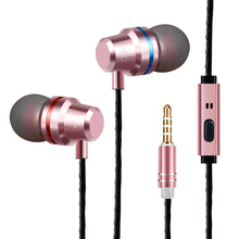 Metal In-Ear Headphones with Heat Tone for Mobile Phones