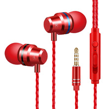 Metal In-Ear Headphones with Heat Tone for Mobile Phones