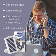 Mini Solar Panel - USB Solar Panel With High Performance USB Rechargeable Light Bulbs, Chicken Coop, Power Bank, Camping