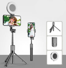 Bluetooth fill-in-one selfie stick