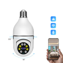 Panoramic Lamp Holder Camera Wireless E27 Bulb Camera