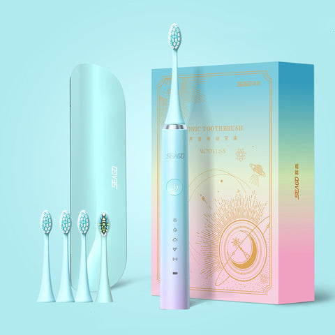 Fully Automatic Soft Bristle Rechargeable Electric Toothbrush