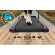 Folding Treadmill Under Desk Electric Running Walking Pad Treadmill w/ Remote