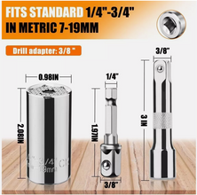 Super Socket Multi-Function Socket Combination Tool