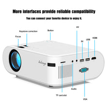 720p Portable Smart Projector P62 Supports Home Office HD Projector