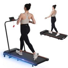 Folding Treadmill Under Desk Electric Running Walking Pad Treadmill w/ Remote