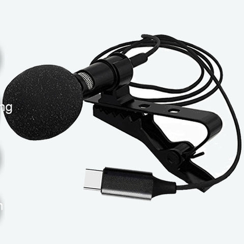 Recording New USB-C Microphone DAC Digital TPC Chip TYPE C Lavalier