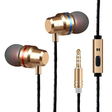 Metal In-Ear Headphones with Heat Tone for Mobile Phones