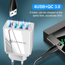 Luminous Color Mobile Phone Charger with Intelligent 3A Fast Charge