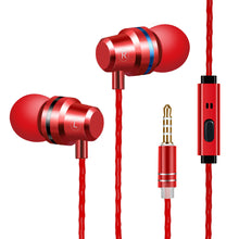 Metal In-Ear Headphones with Heat Tone for Mobile Phones