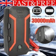 30000mah Car  Starter Pack 12V Booster Power Bank USB Battery Charger