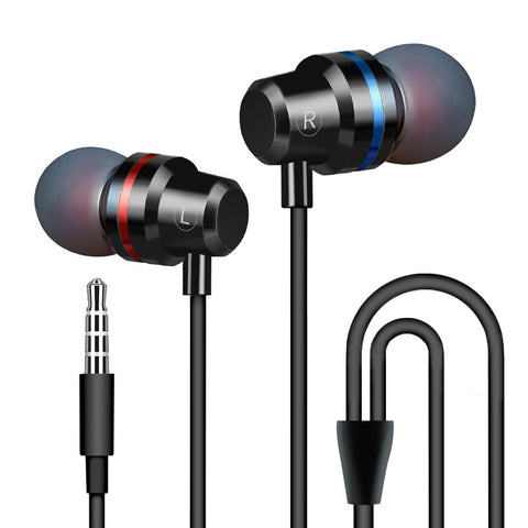 Metal In-Ear Headphones with Heat Tone for Mobile Phones