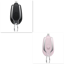 Keyring Charging Bank Wireless Portable 1500 Mah Emergency Power Supply Telescopic Small Mobile Power Supply